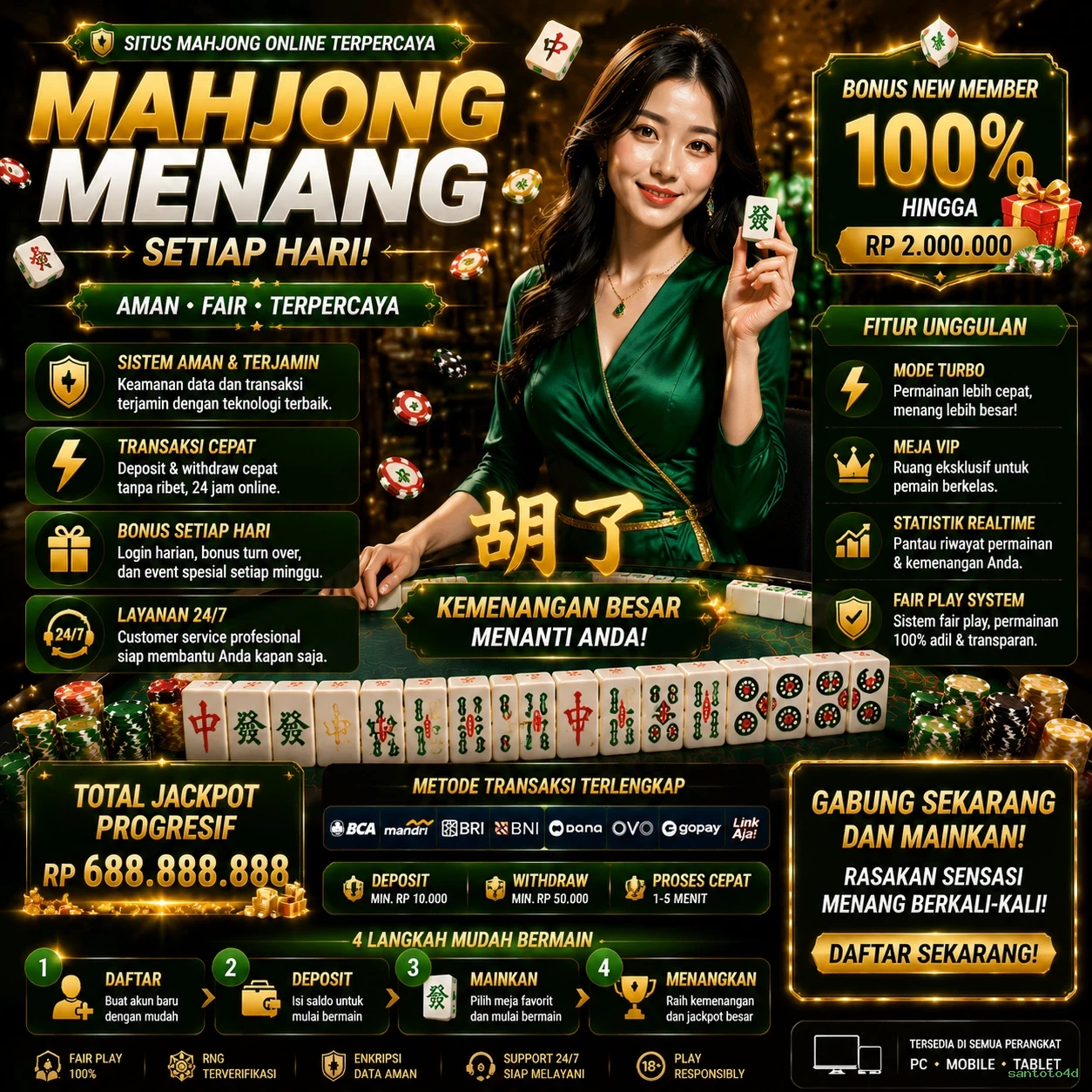 Mengungkap Ragam Permainan di santoto4d